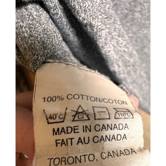 Todd Snyder Premium Cotton Heathered Gray LS Crewneck T-Shirt Casual Preppy Sz M - Picture 5 of 12